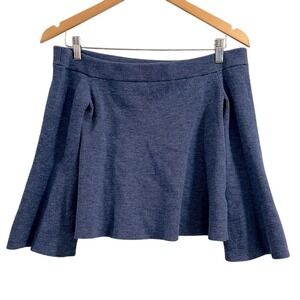 Wilfred Aritizia Ribbed Wool Blend Sweater Knit Off Shoulder Flare Sleeve Crop M